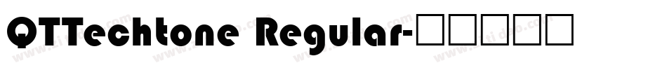 QTTechtone Regular字体转换